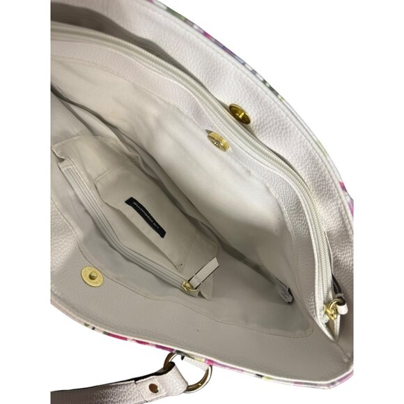 Liz Claiborne Floral Shoulder Purse‎ Tote - Picture 7 of 10